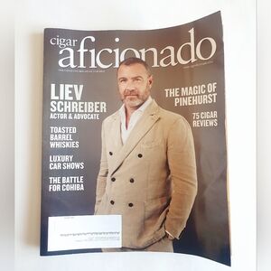 Cigar Aficionado Magazine August, 2025 - Liev Schreiber Actor & Advocate